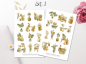 Preview: Boho Zuhause Sticker Set